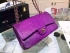 Chanel 2.55 original python skin purple